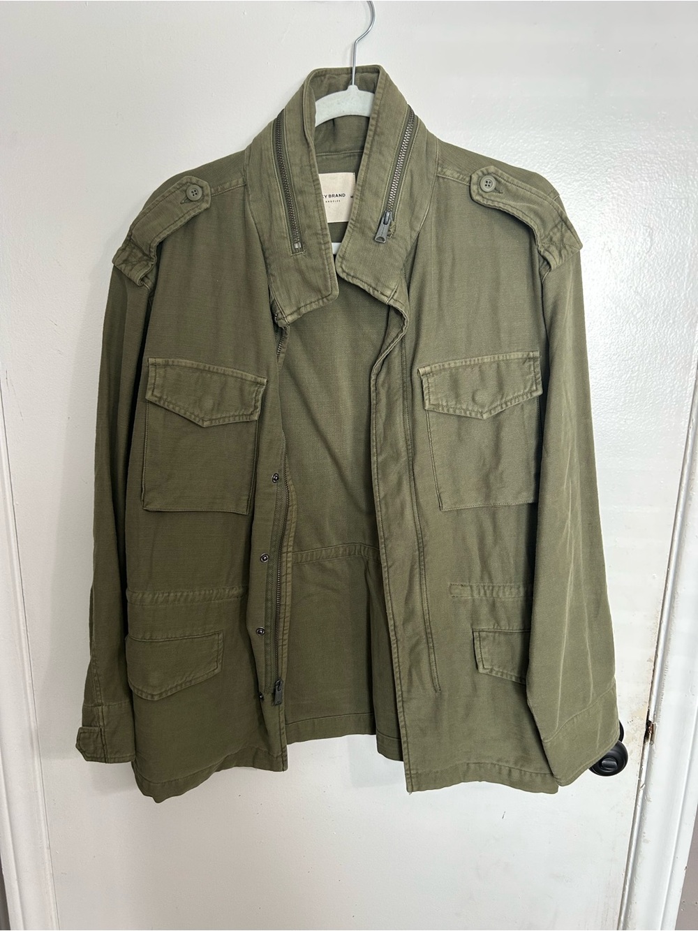 Lucky Brand Olive Green Military Field Jacket